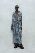UNALOME LONG SKIRT -TIE-DYE BLUE-
